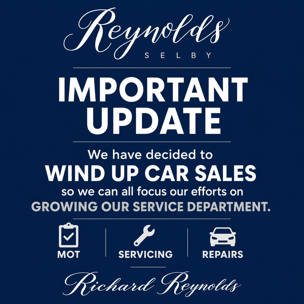 Customer Notice